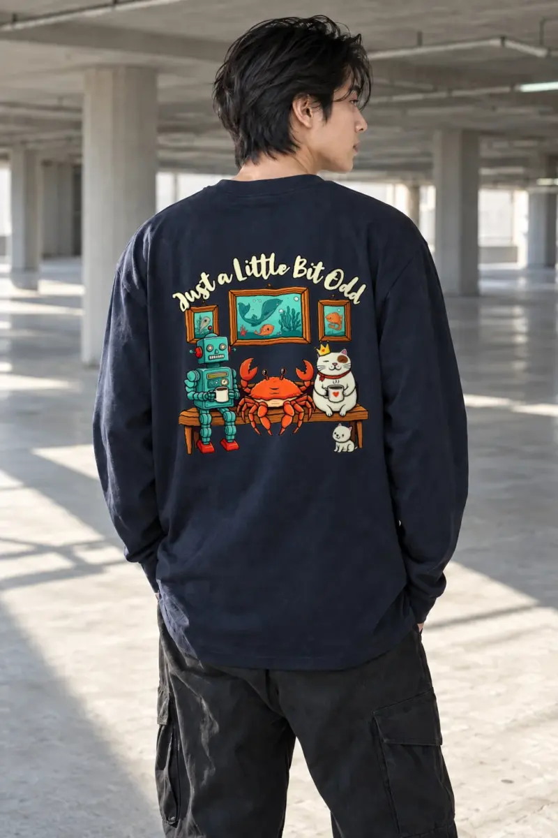 "Just A Little Odd" Unisex Longsleeve T-shirt | Gildan 2400