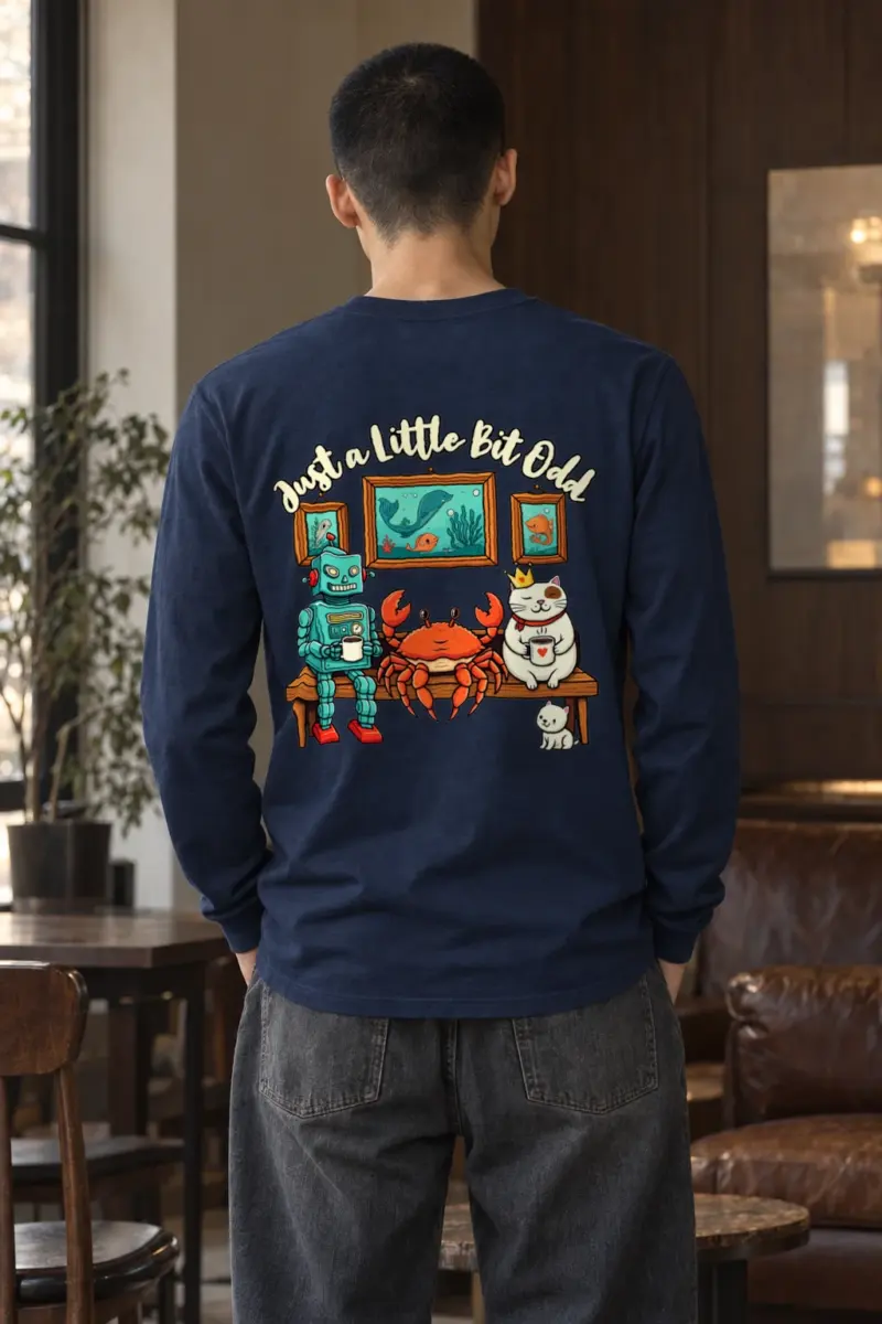 "Just A Little Odd" Unisex Longsleeve T-shirt | Gildan 2400