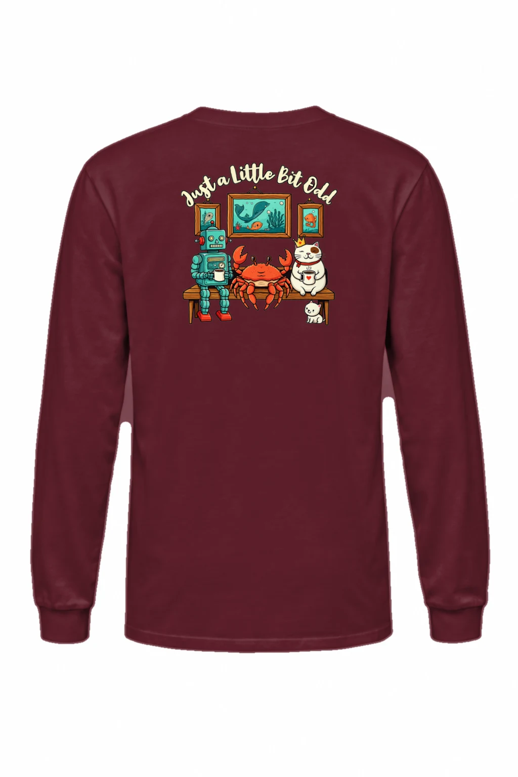 "Just A Little Odd" Unisex Longsleeve T-shirt | Gildan 2400