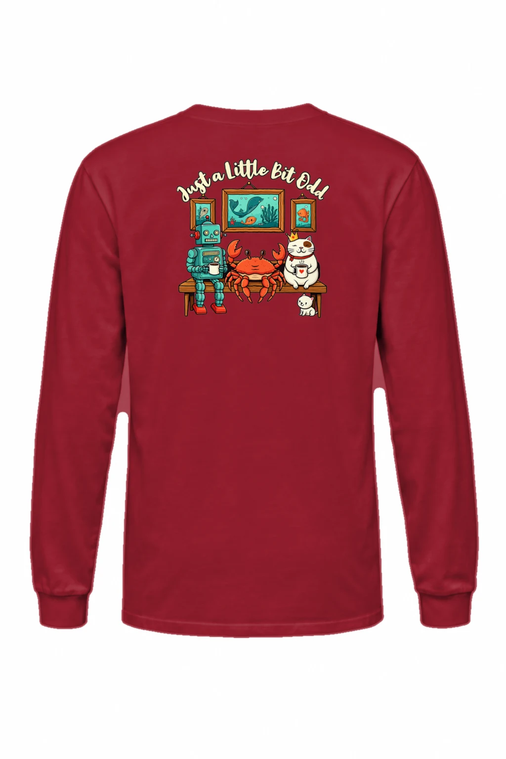 "Just A Little Odd" Unisex Longsleeve T-shirt | Gildan 2400