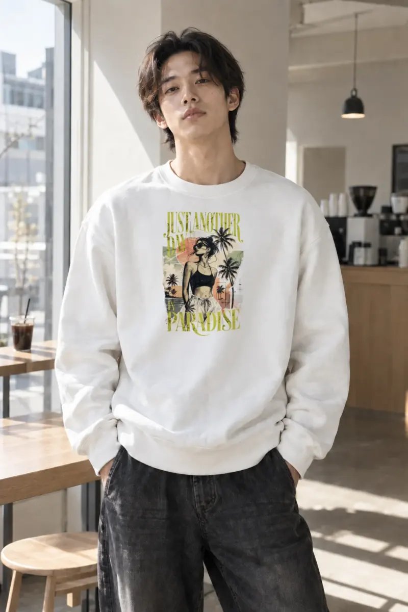"Just Another Day" Heavy Blend Unisex Crewneck Sweatshirt | Gildan 18000