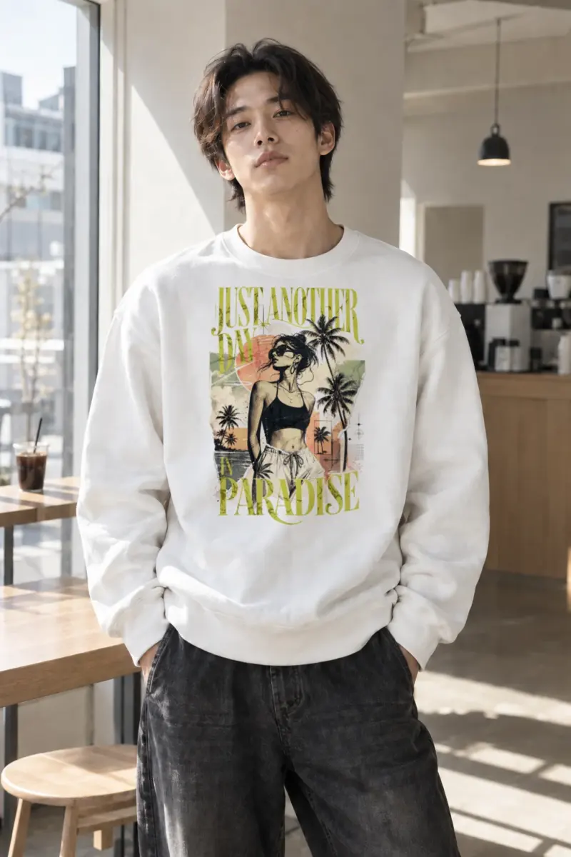 “Just Another Day” Heavy Blend Unisex Crewneck Sweatshirt | Gildan 18000