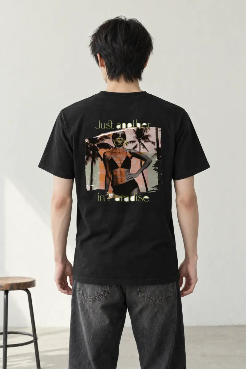 "Just Another Day" Heavyweight Unisex Crewneck T-shirt | Gildan 5000