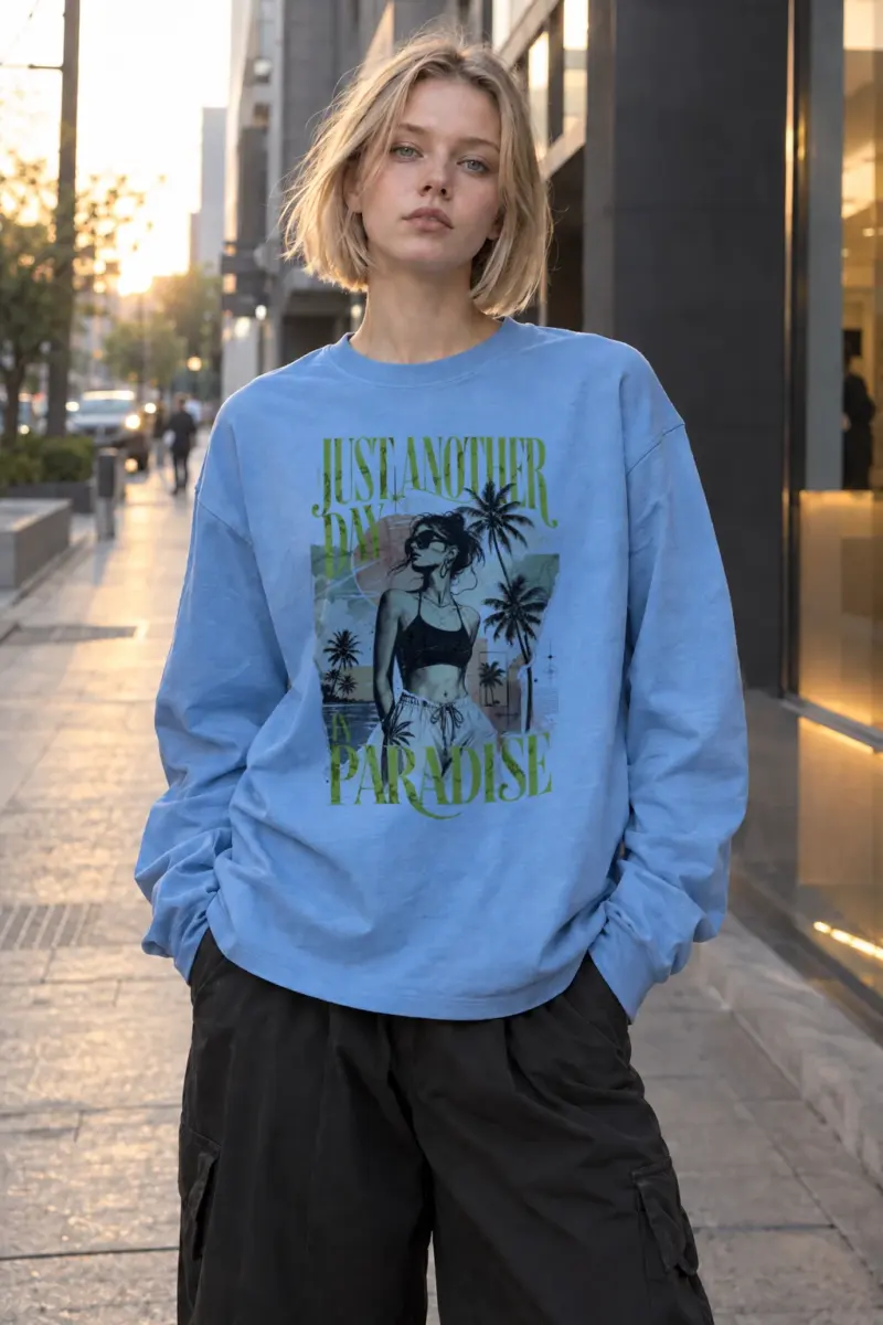 "Just Another Day" Unisex Longsleeve T-shirt | Gildan 2400
