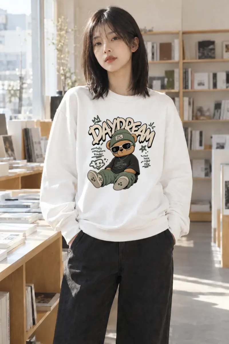 "Just Drifting" Heavy Blend Unisex Crewneck Sweatshirt | Gildan 18000