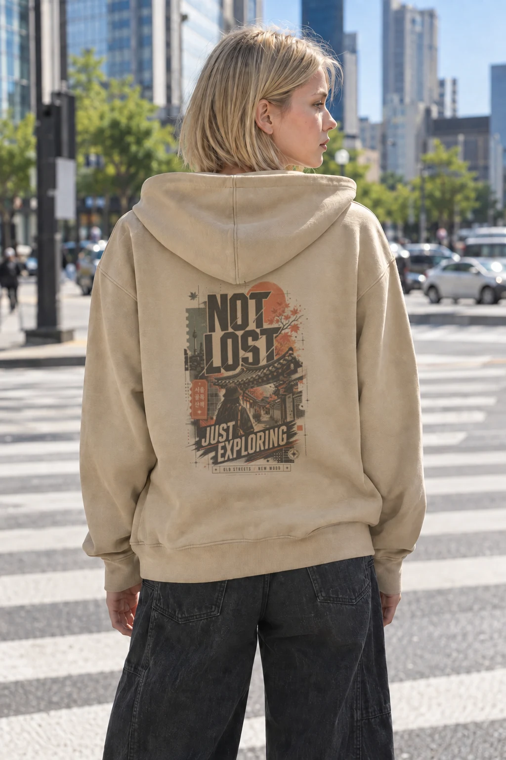 "Just Exploring" Heavy Blend Unisex Pullover Hoodie | Gildan 18500