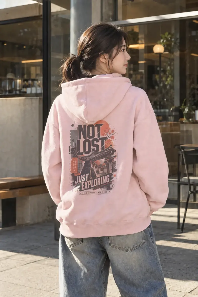 "Just Exploring" Heavy Blend Unisex Pullover Hoodie | Gildan 18500