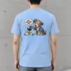 "Just Five More Sips" Heavyweight Unisex Crewneck T-shirt