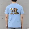 "Just Five More Sips" Heavyweight Unisex Crewneck T-shirt