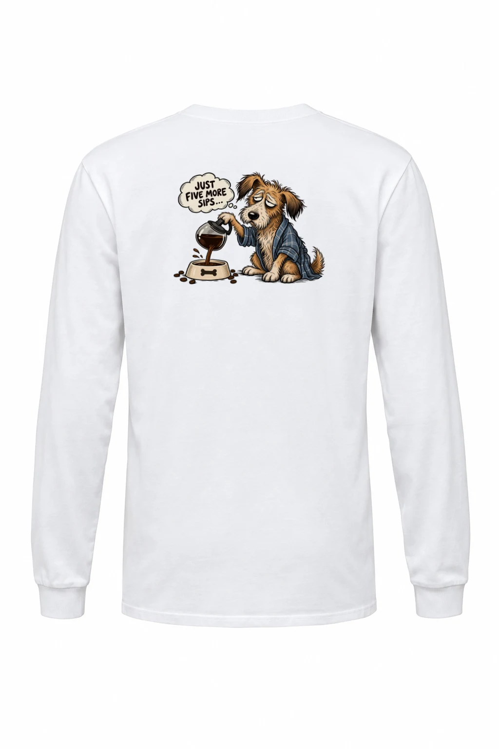 "Just Five More Sips" Unisex Longsleeve T-shirt | Gildan 2400