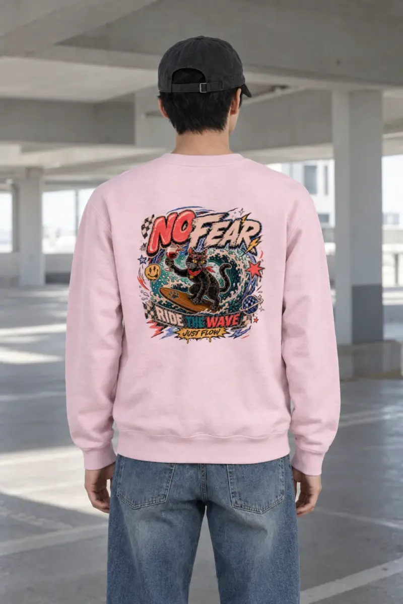 "Just Flow" Heavy Blend Unisex Crewneck Sweatshirt | Gildan 18000