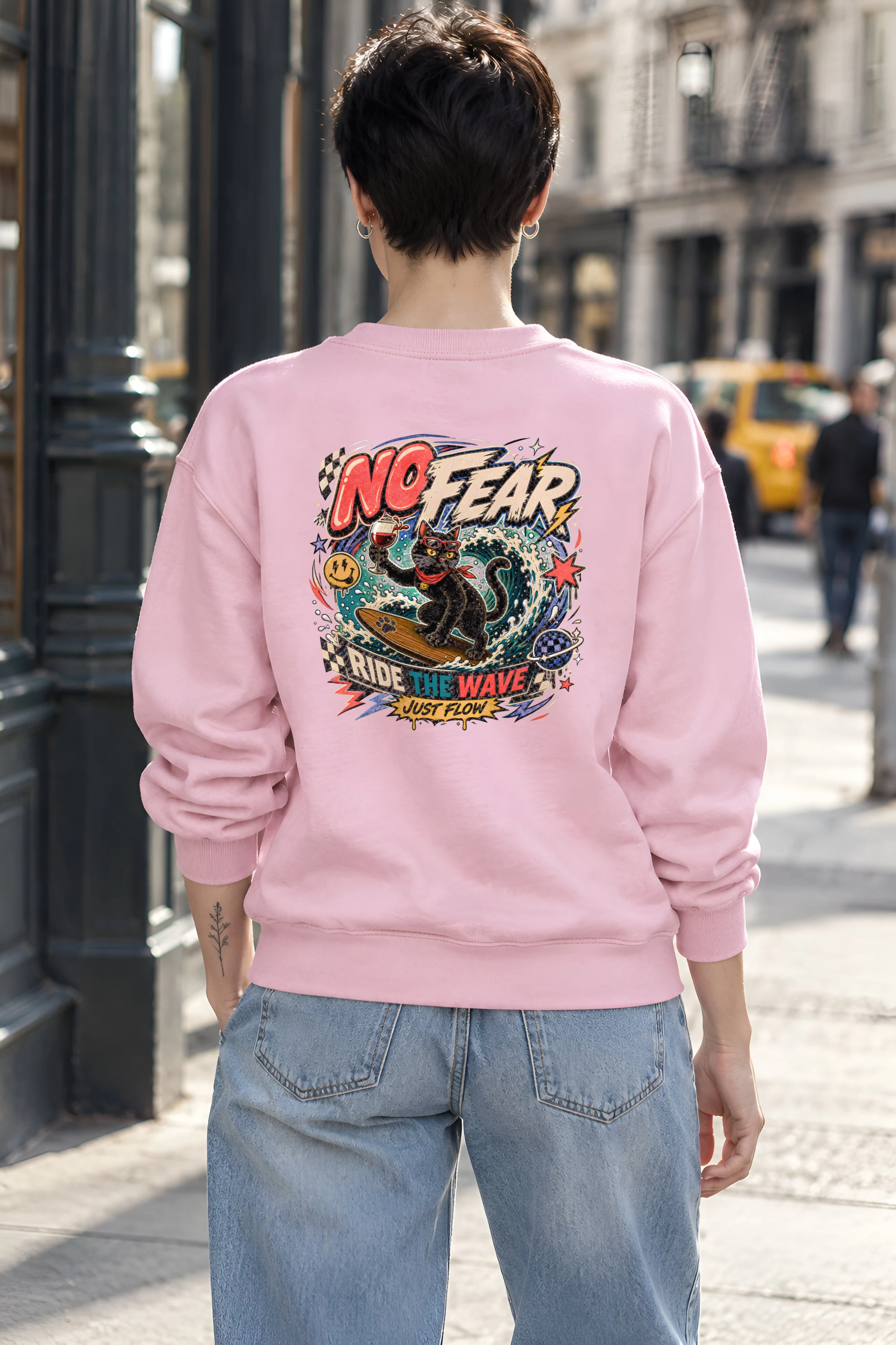 "Just Flow" 1 Crewneck Sweatshirt