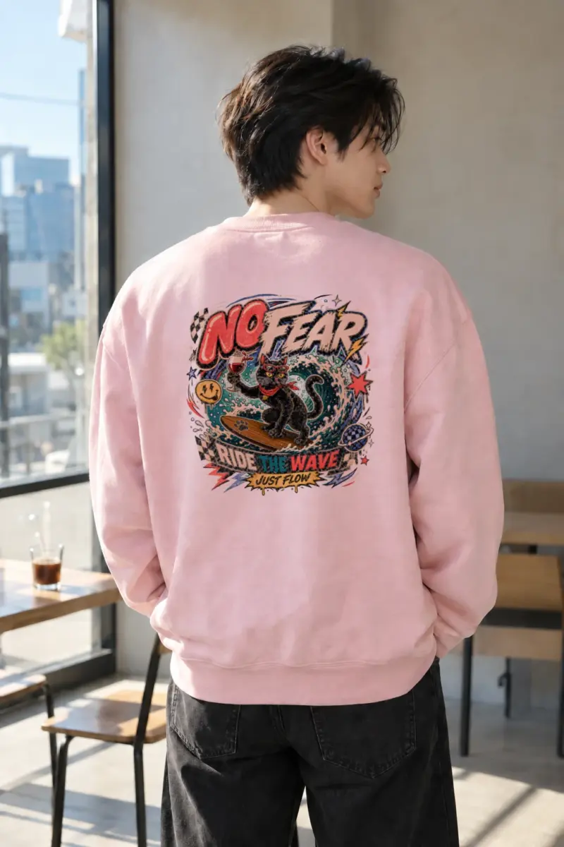"Just Flow" Heavy Blend Unisex Crewneck Sweatshirt | Gildan 18000