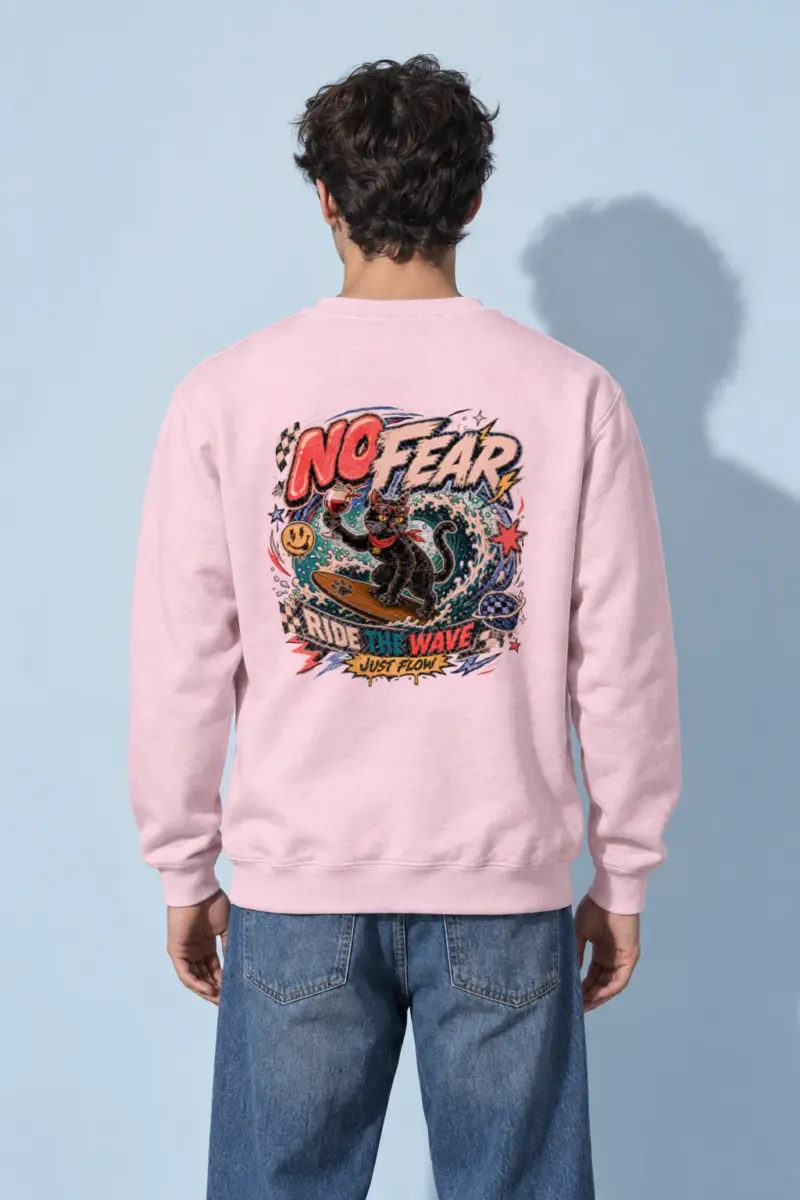 "Just Flow" Heavy Blend Unisex Crewneck Sweatshirt | Gildan 18000