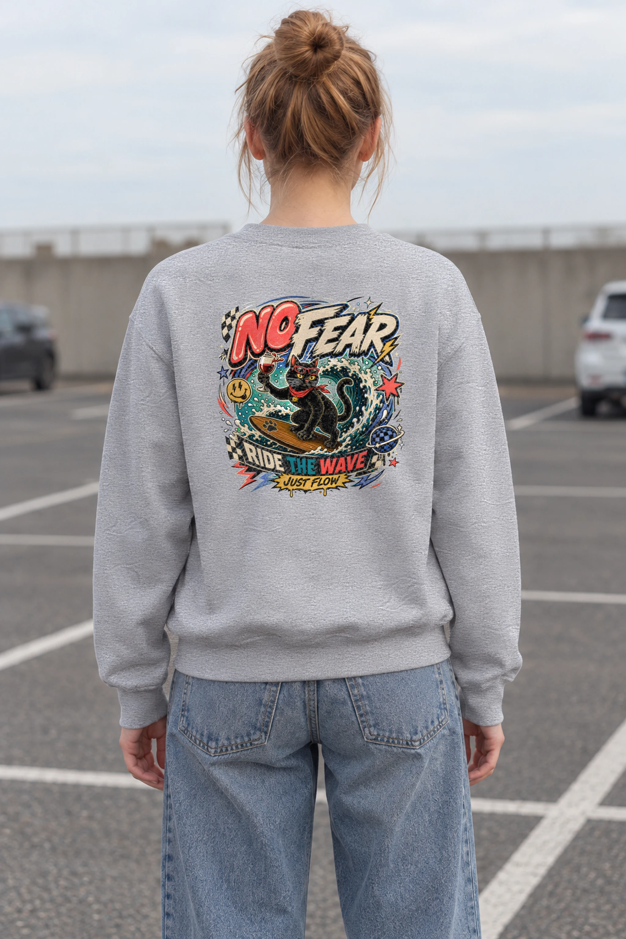 "Just Flow" 1 Crewneck Sweatshirt