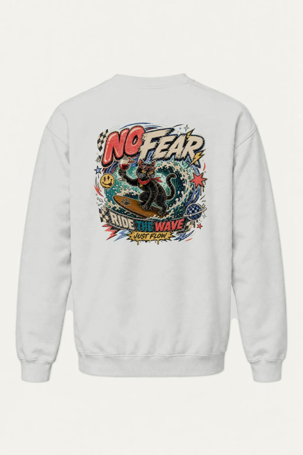 "Just Flow" Heavy Blend Unisex Crewneck Sweatshirt | Gildan 18000