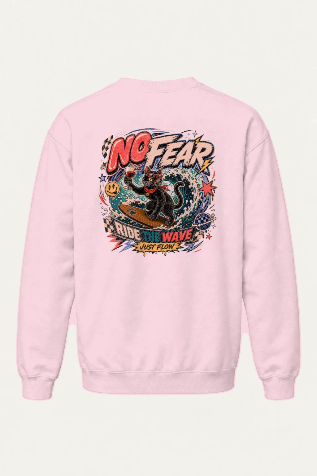"Just Flow" Heavy Blend Unisex Crewneck Sweatshirt | Gildan 18000