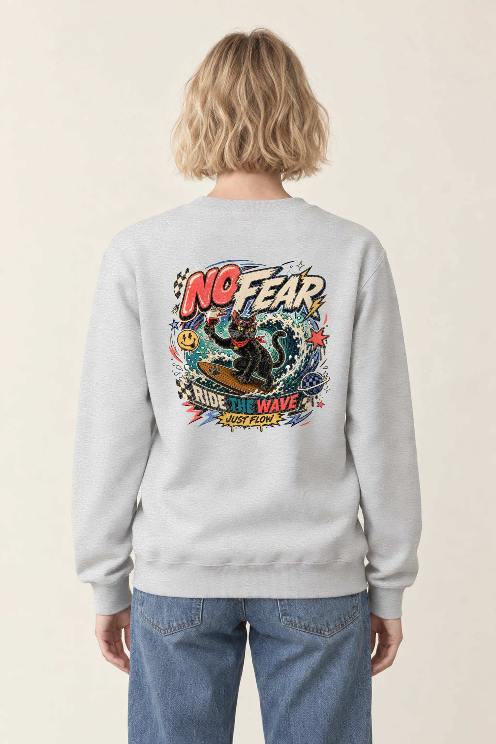 "Just Flow" 1 Crewneck Sweatshirt