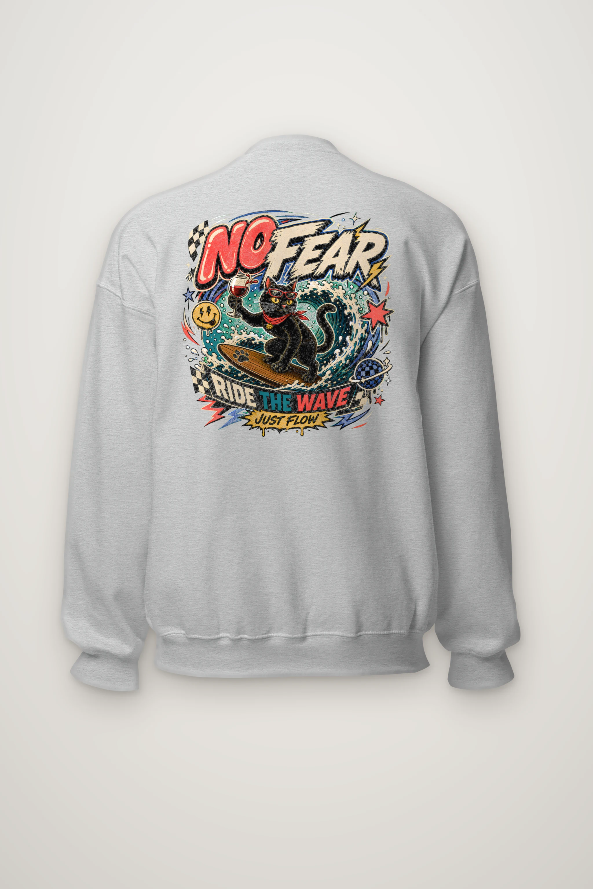 "Just Flow" Heavy Blend Unisex Crewneck Sweatshirt