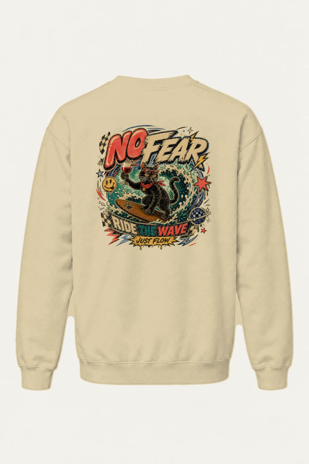 "Just Flow" Heavy Blend Unisex Crewneck Sweatshirt | Gildan 18000
