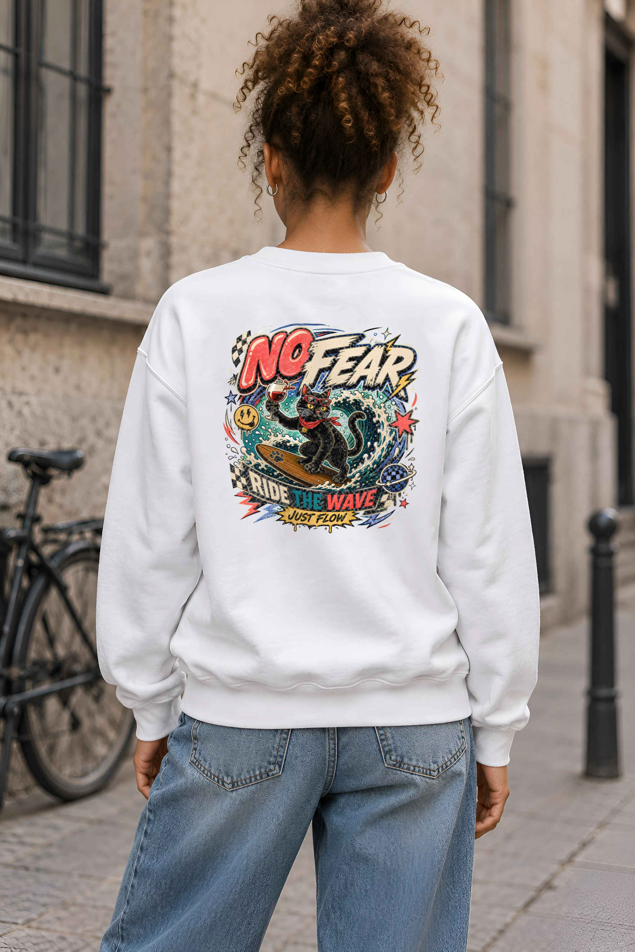 "Just Flow" 1 Crewneck Sweatshirt
