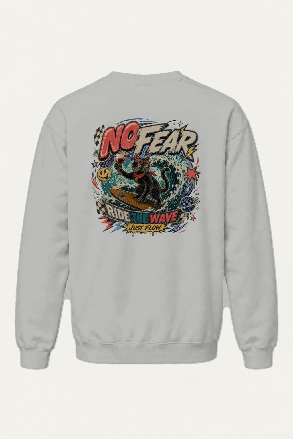 "Just Flow" Heavy Blend Unisex Crewneck Sweatshirt | Gildan 18000