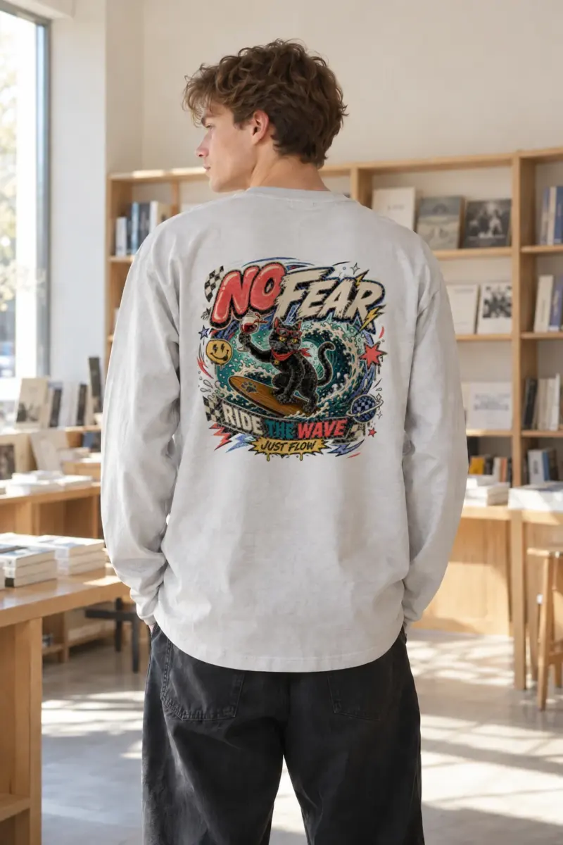 "Just Flow" Unisex Longsleeve T-shirt | Gildan 2400