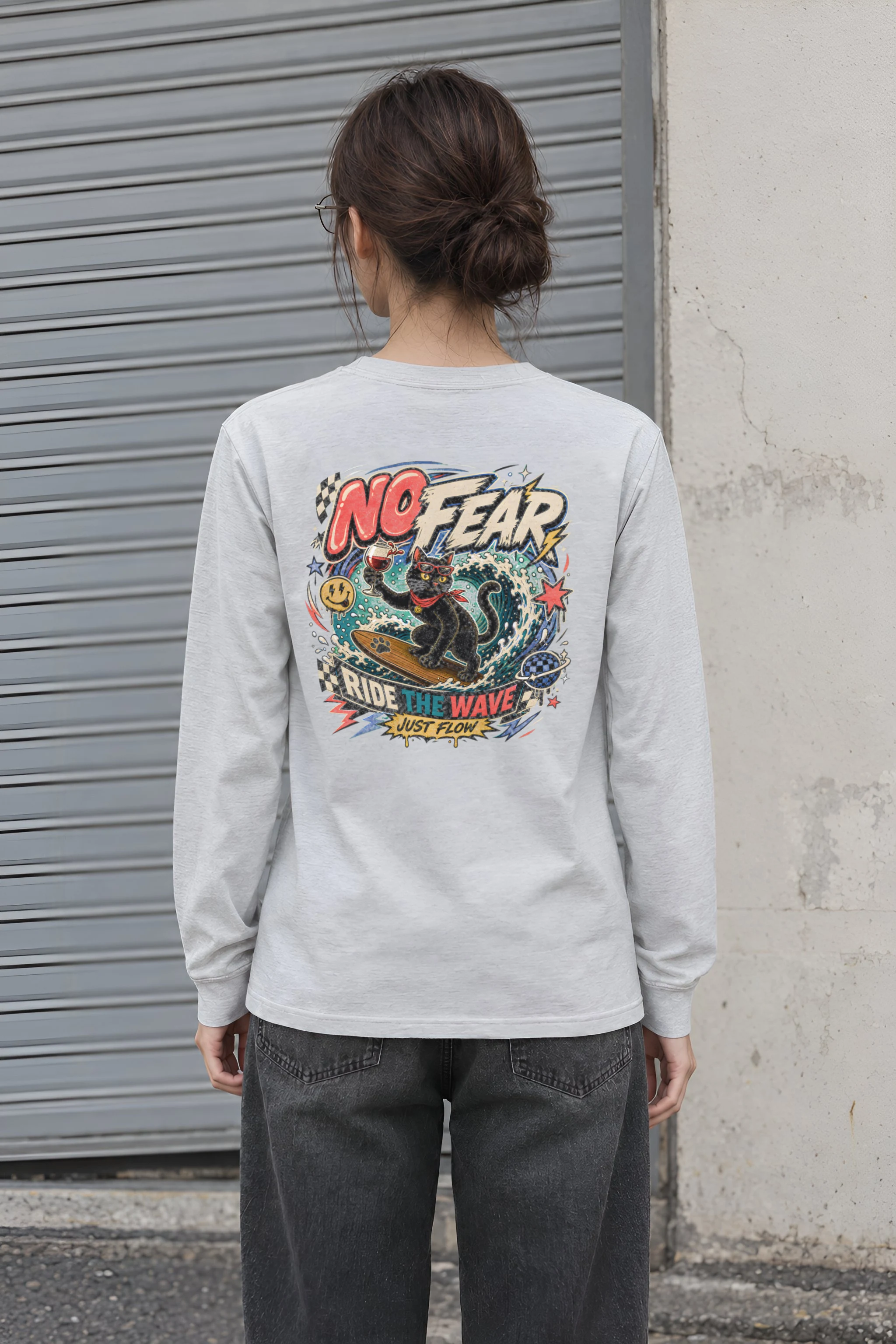 "Just Flow" Unisex Longsleeve T-shirt