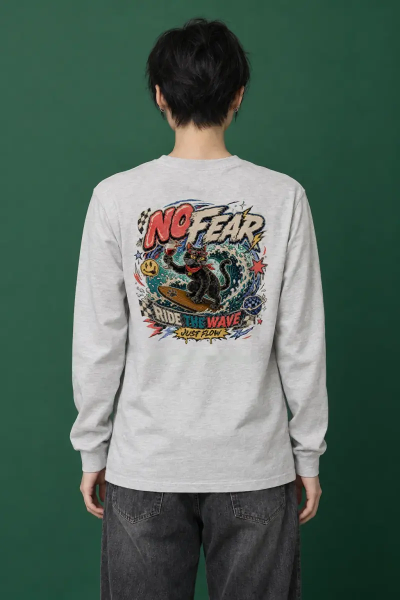 "Just Flow" Unisex Longsleeve T-shirt | Gildan 2400