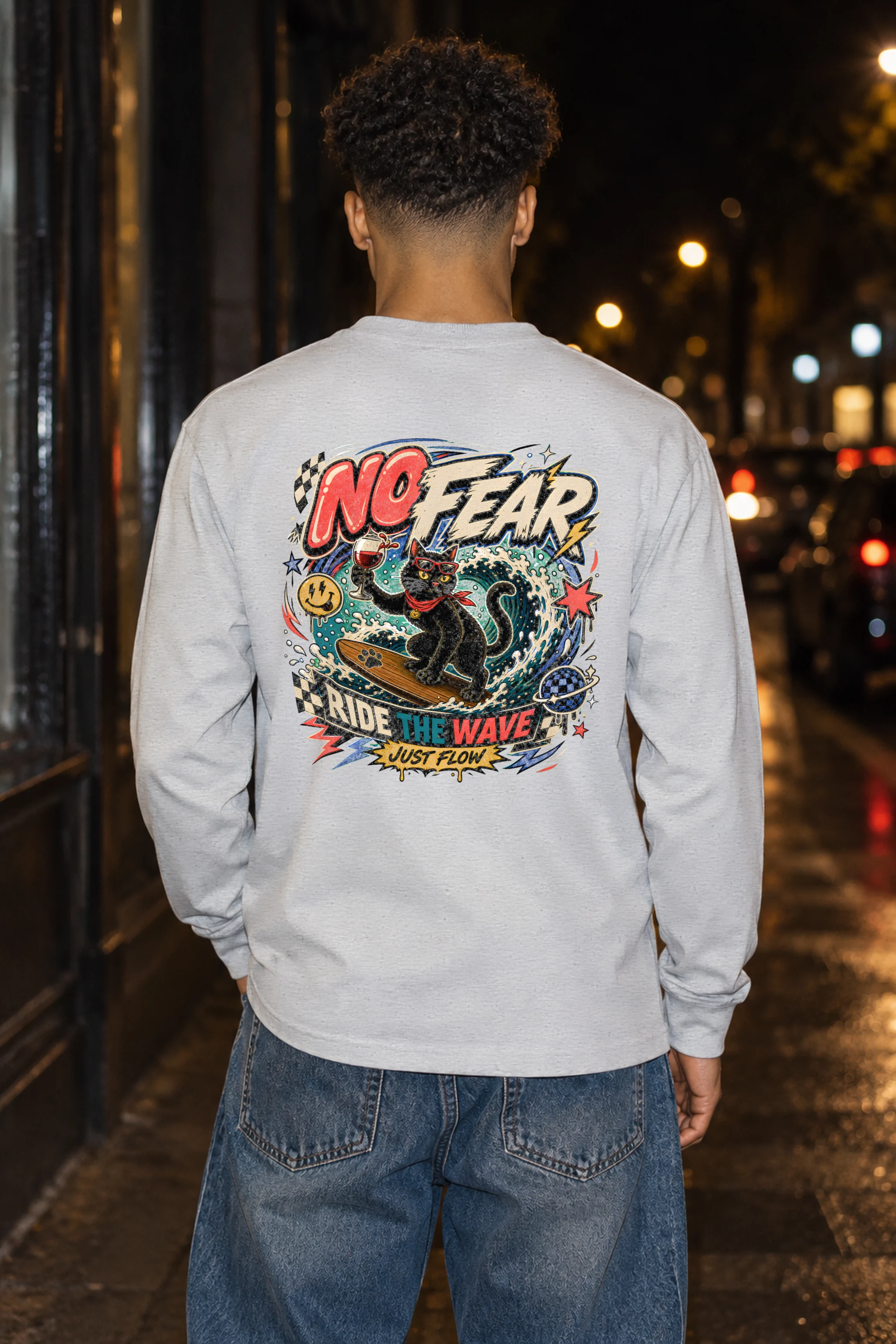"Just Flow" Unisex Longsleeve T-shirt