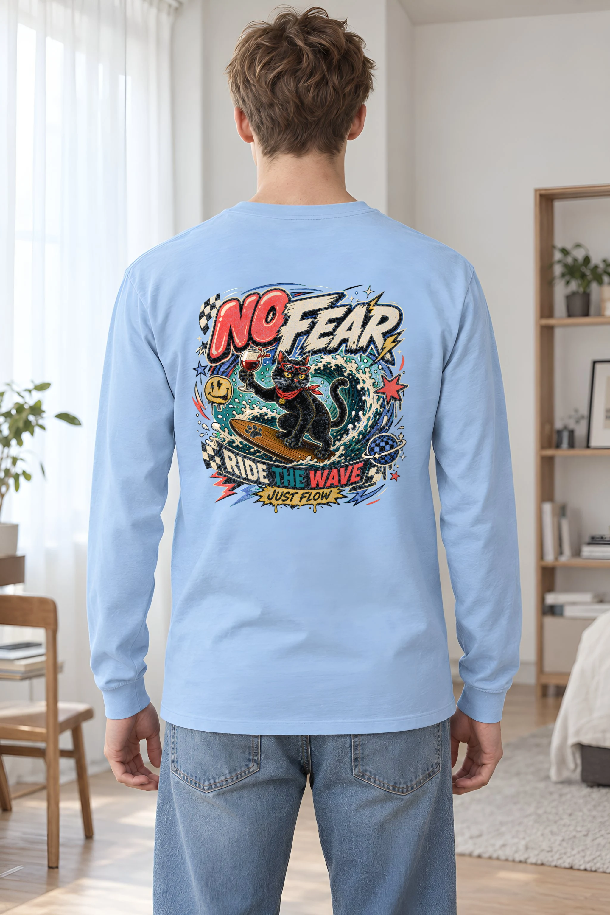 "Just Flow" Unisex Longsleeve T-shirt