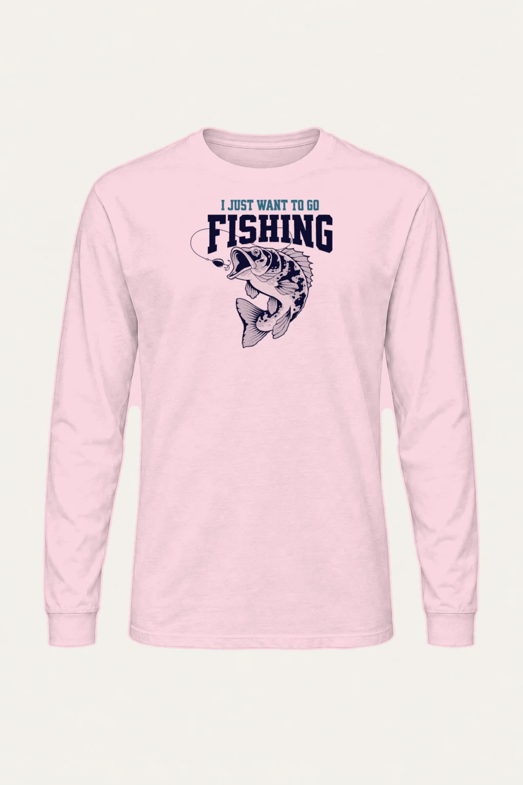 "Just Go Fishing" Unisex Longsleeve T-shirt | Gildan 2400
