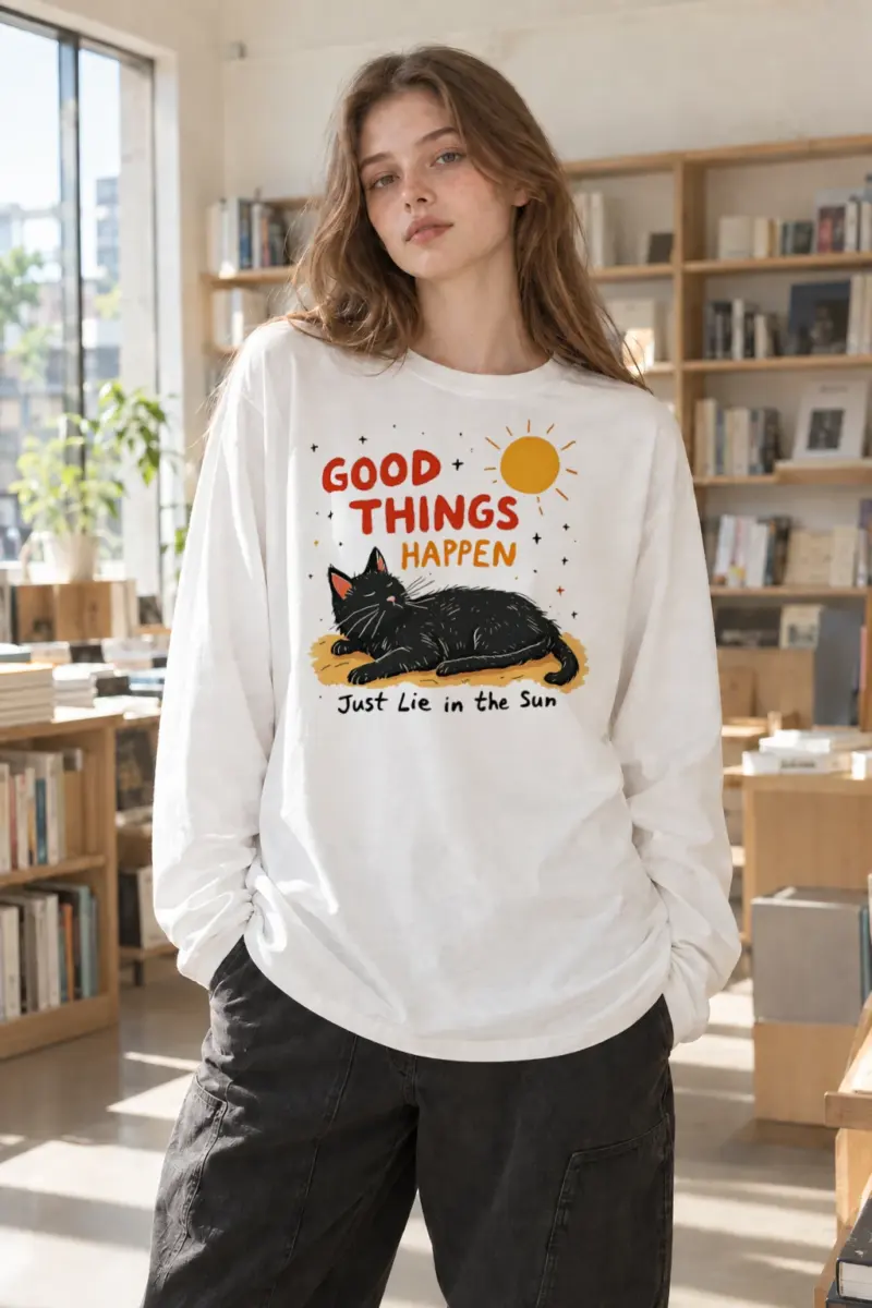 "Just Lie in the Sun" Unisex Longsleeve T-shirt | Gildan 2400