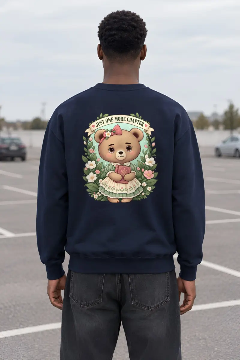 "Just One More Chapter" Heavy Blend Unisex Crewneck Sweatshirt