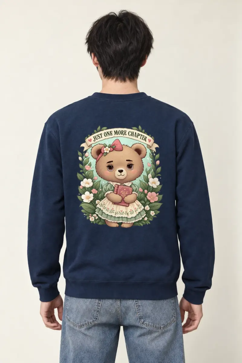 "Just One More Chapter" Heavy Blend Unisex Crewneck Sweatshirt