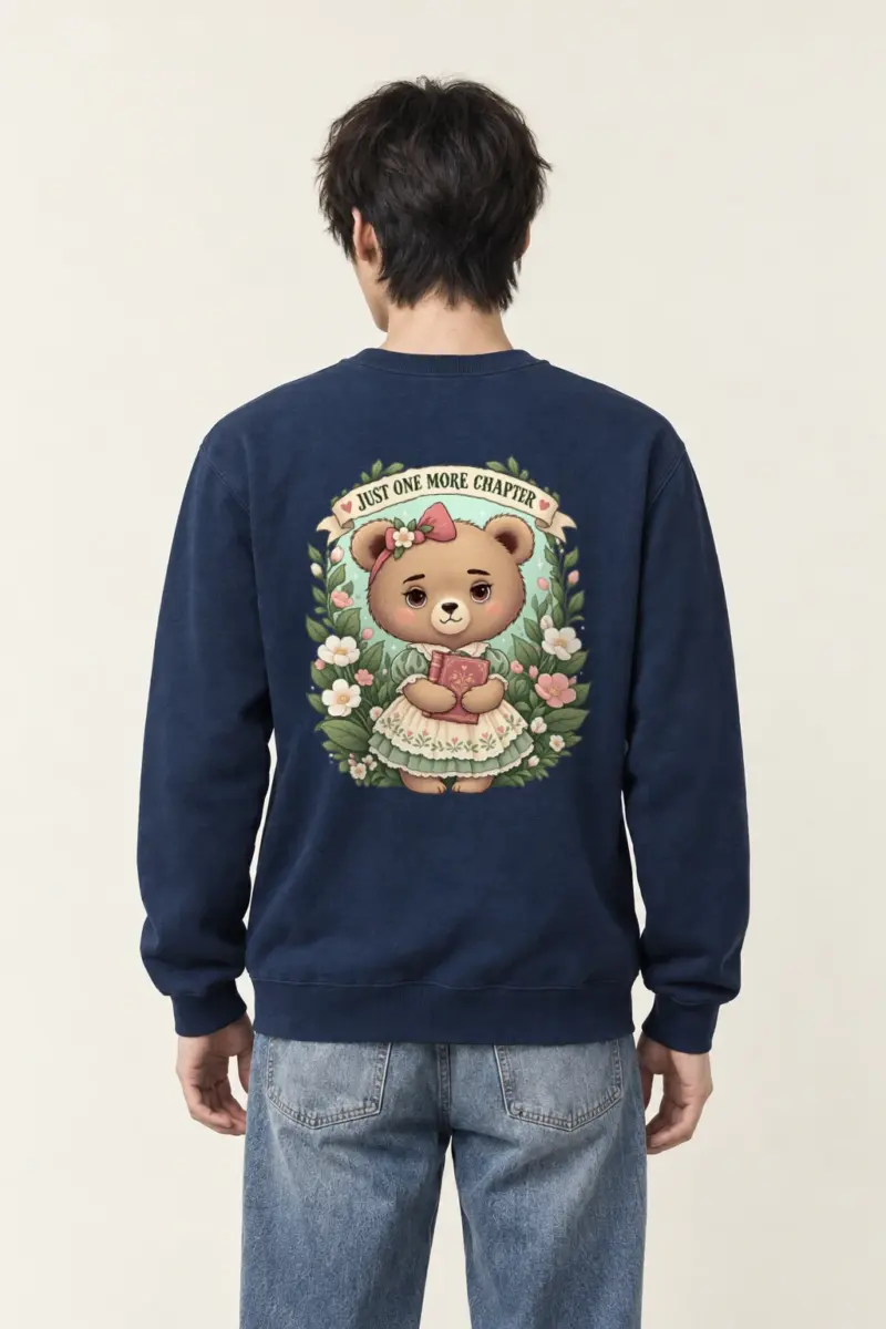 "Just One More Chapter" Heavy Blend Unisex Crewneck Sweatshirt
