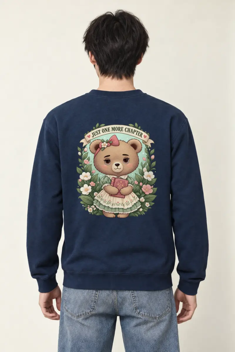 "Just One More Chapter" Heavy Blend Unisex Crewneck Sweatshirt