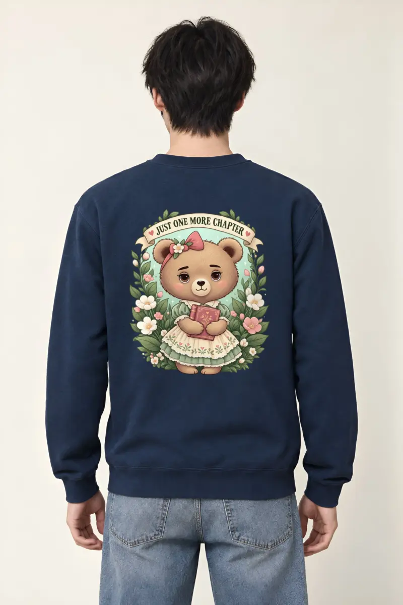 "Just One More Chapter" Heavy Blend Unisex Crewneck Sweatshirt