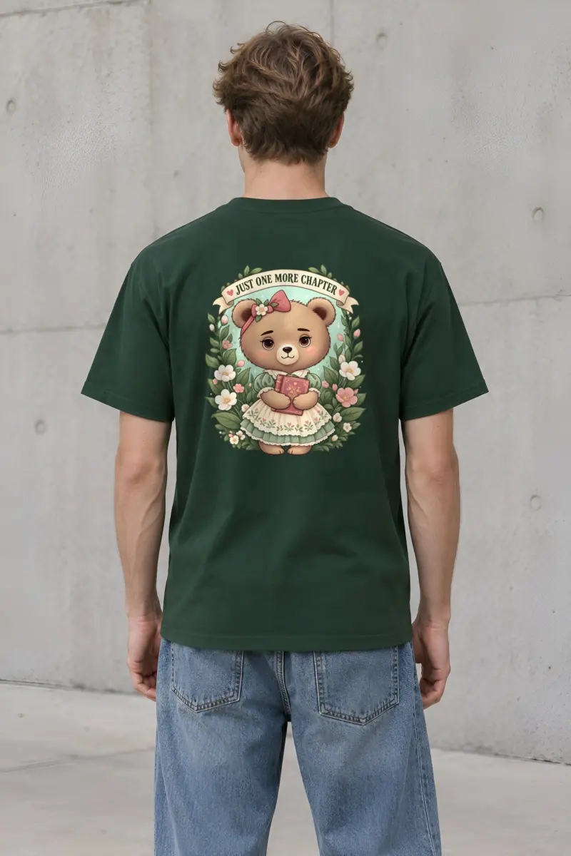 "Just One More Chapter" Heavyweight Unisex Crewneck T-shirt