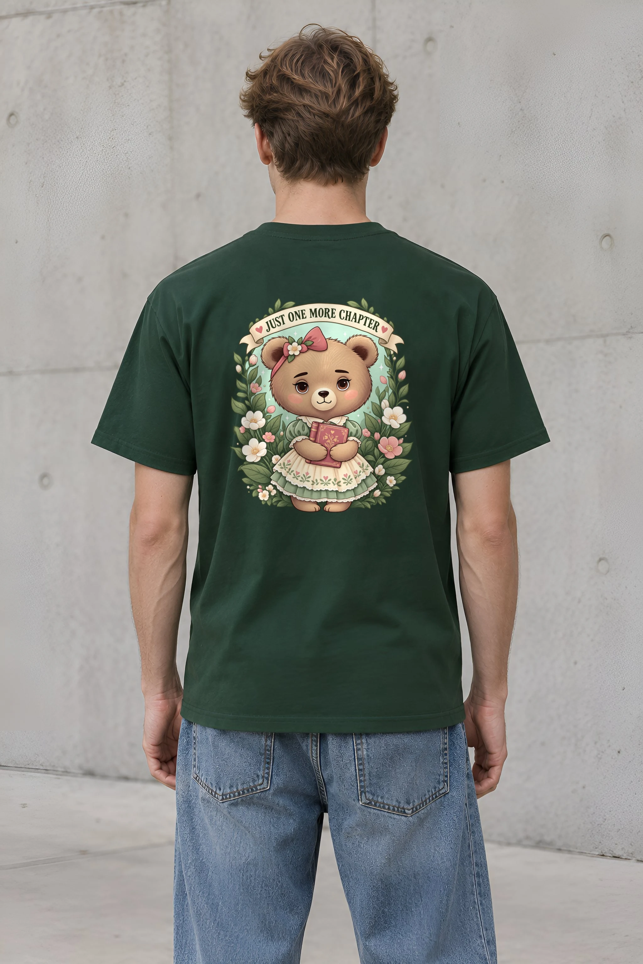 "Just One More Chapter" Heavyweight Unisex Crewneck T-shirt