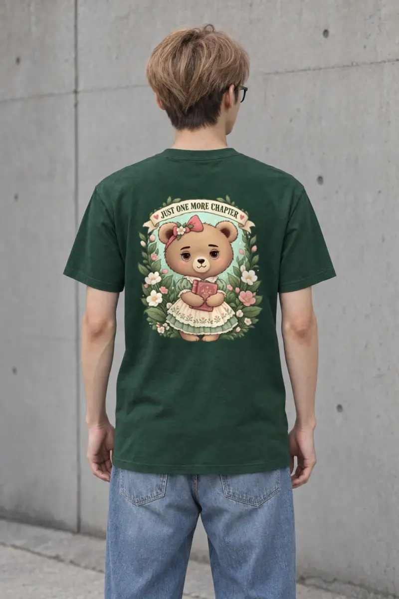 "Just One More Chapter" Heavyweight Unisex Crewneck T-shirt