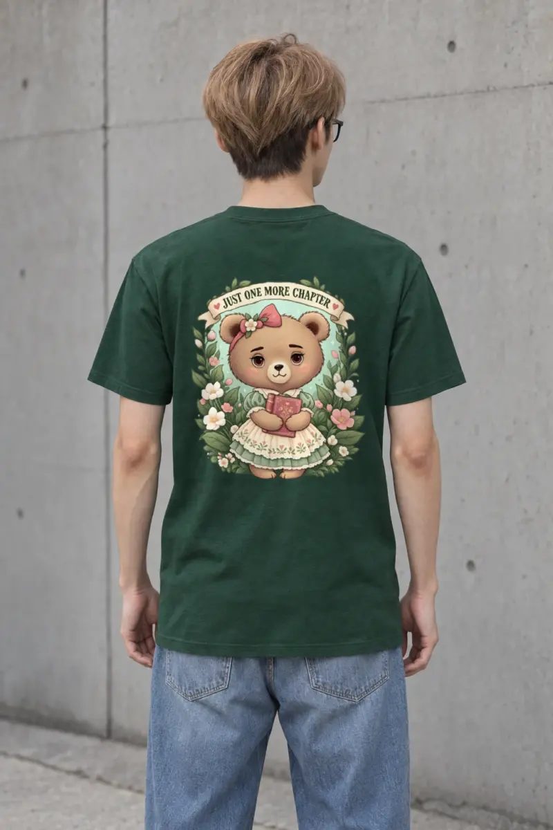 "Just One More Chapter" Heavyweight Unisex Crewneck T-shirt