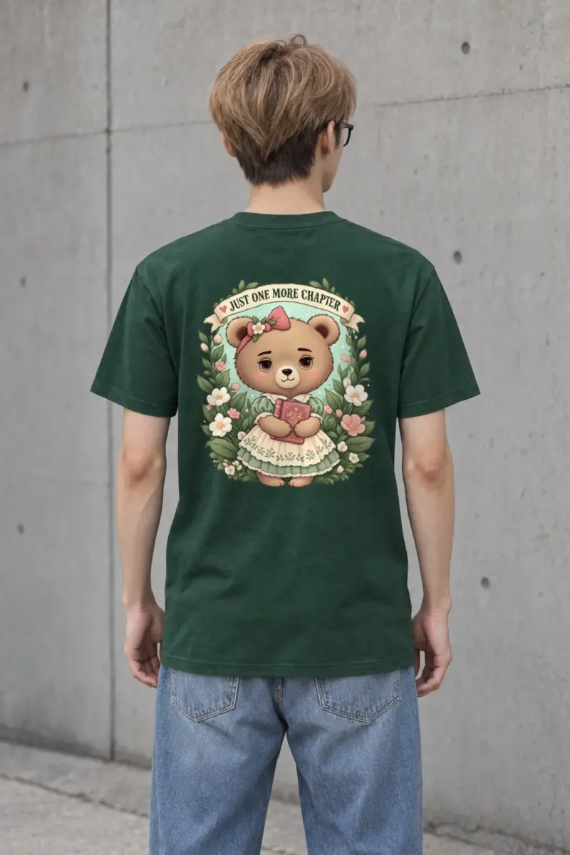 "Just One More Chapter" Heavyweight Unisex Crewneck T-shirt
