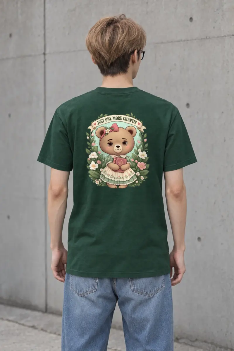 "Just One More Chapter" Heavyweight Unisex Crewneck T-shirt