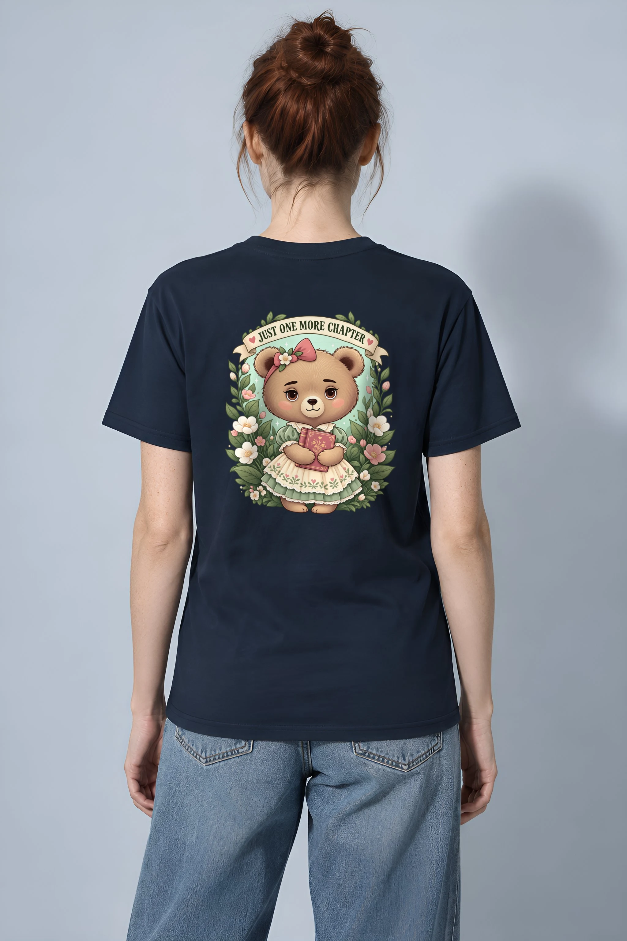 "Just One More Chapter" Heavyweight Unisex Crewneck T-shirt