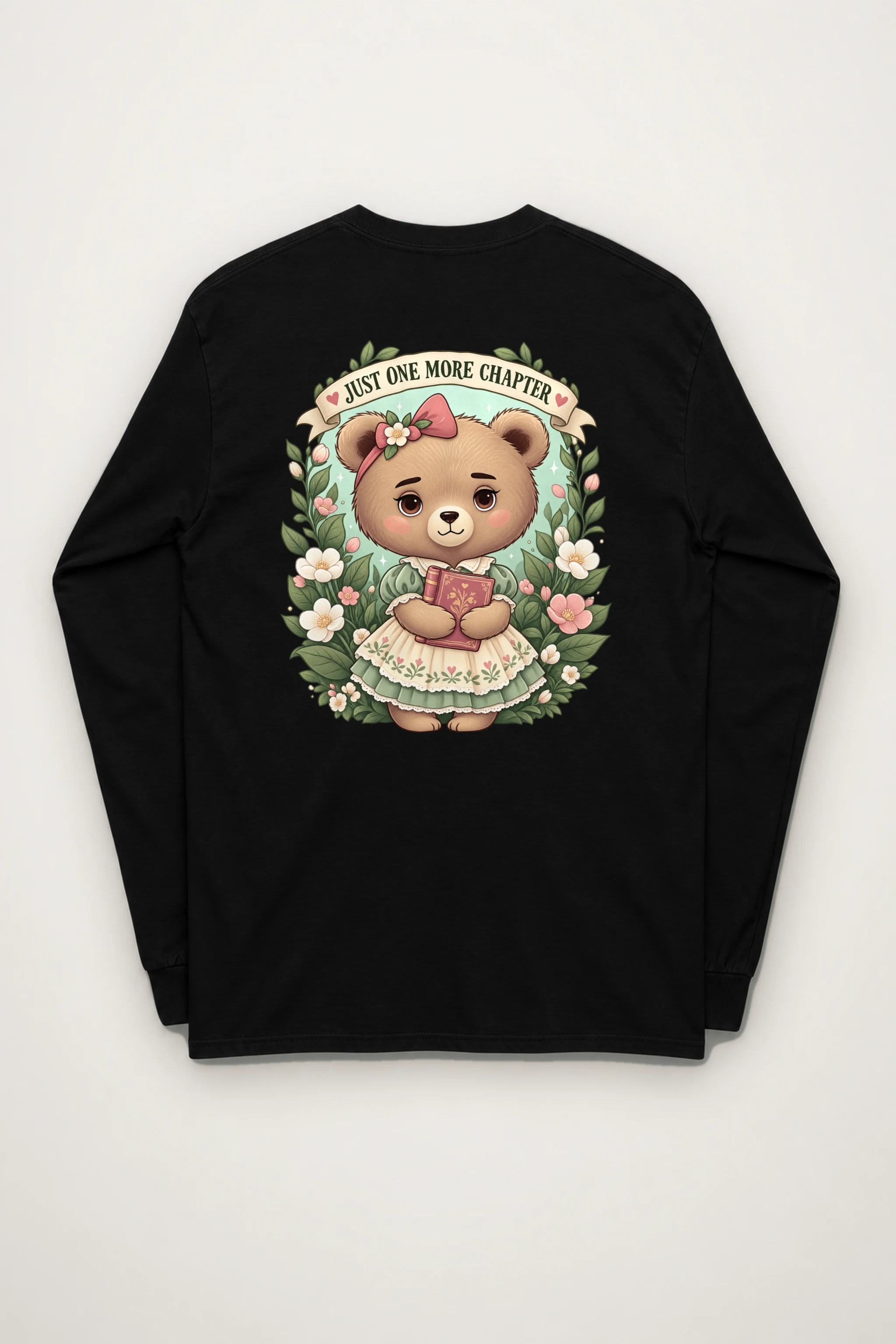 "Just One More Chapter" Unisex Longsleeve T-shirt