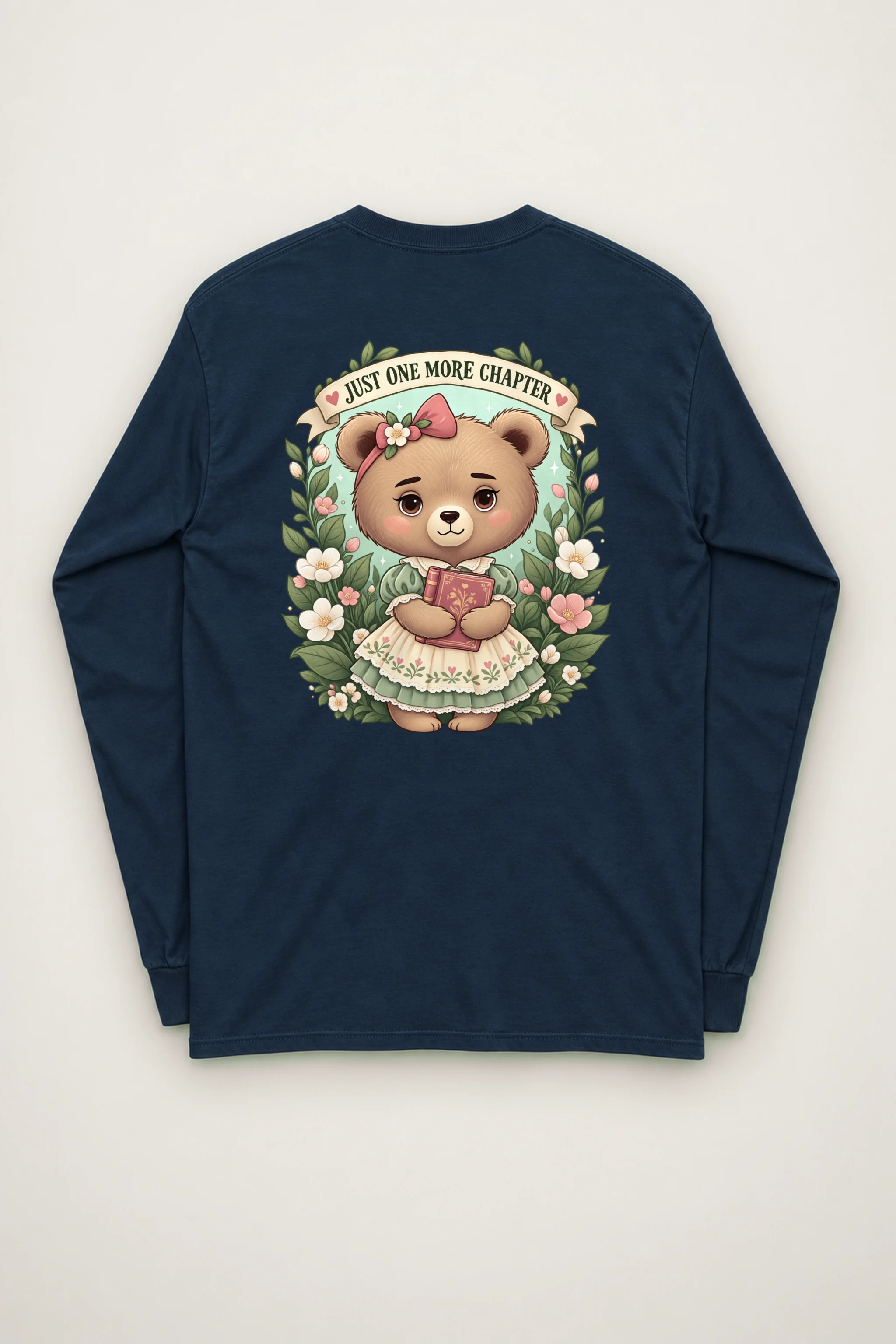 "Just One More Chapter" Unisex Longsleeve T-shirt