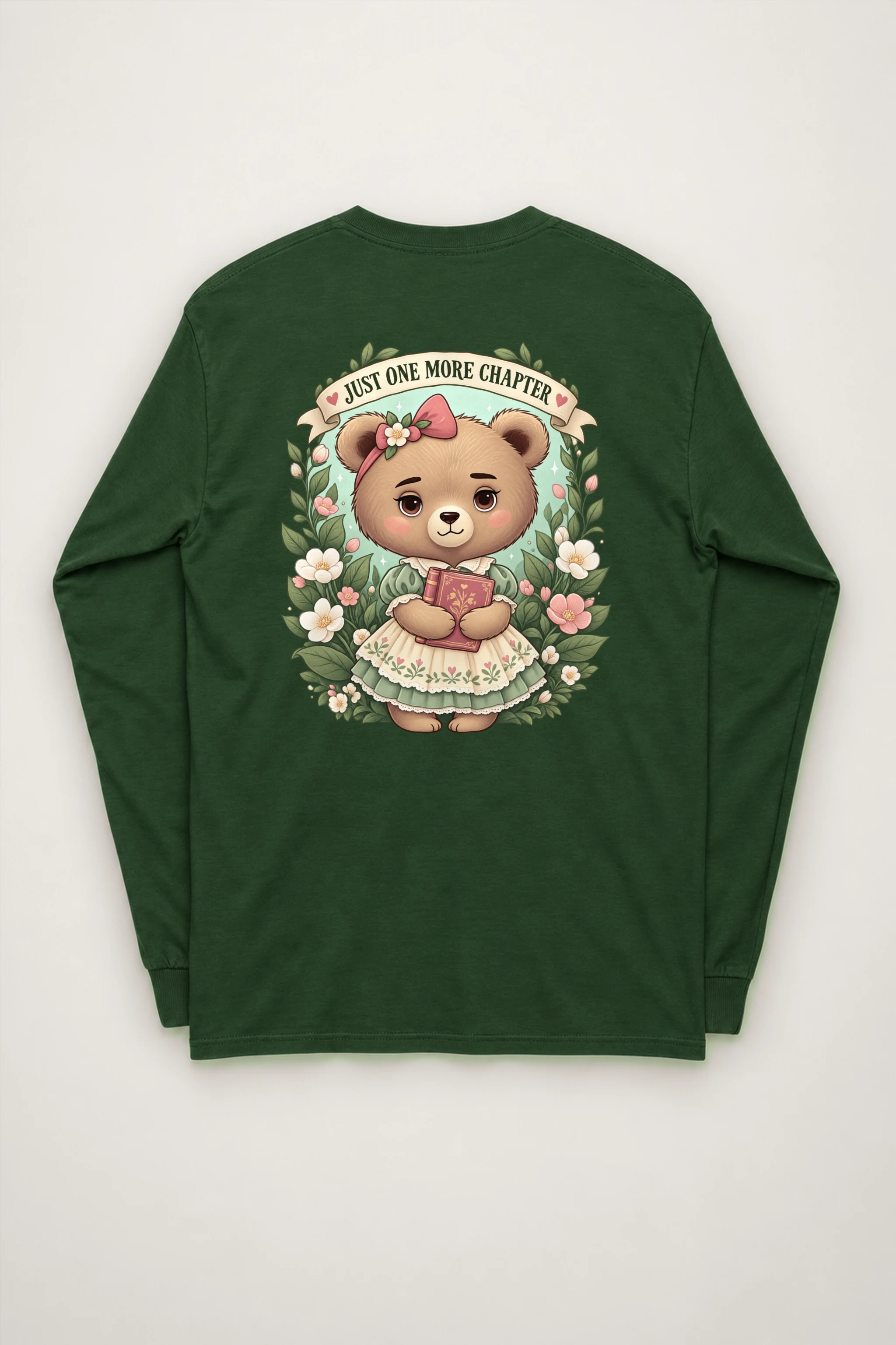 "Just One More Chapter" Unisex Longsleeve T-shirt