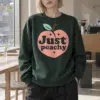 "Just Peachy" Heavy Blend Unisex Crewneck Sweatshirt | Gildan 18000
