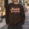 "Just Peachy" Heavy Blend Unisex Crewneck Sweatshirt | Gildan 18000